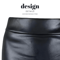 Thumbnail for Faux Leather Mini Skirt -, Mini Skirt , Drestiny , Australia, Black, Brown, Canada, Coffee, Dark Teal, Gender_Women, Green, L, M, New Zealand, S, Skirts, United Kingdom, United States, Wine Red, XL, XXL, XXXL , Drestiny , www.shopdrestiny.com