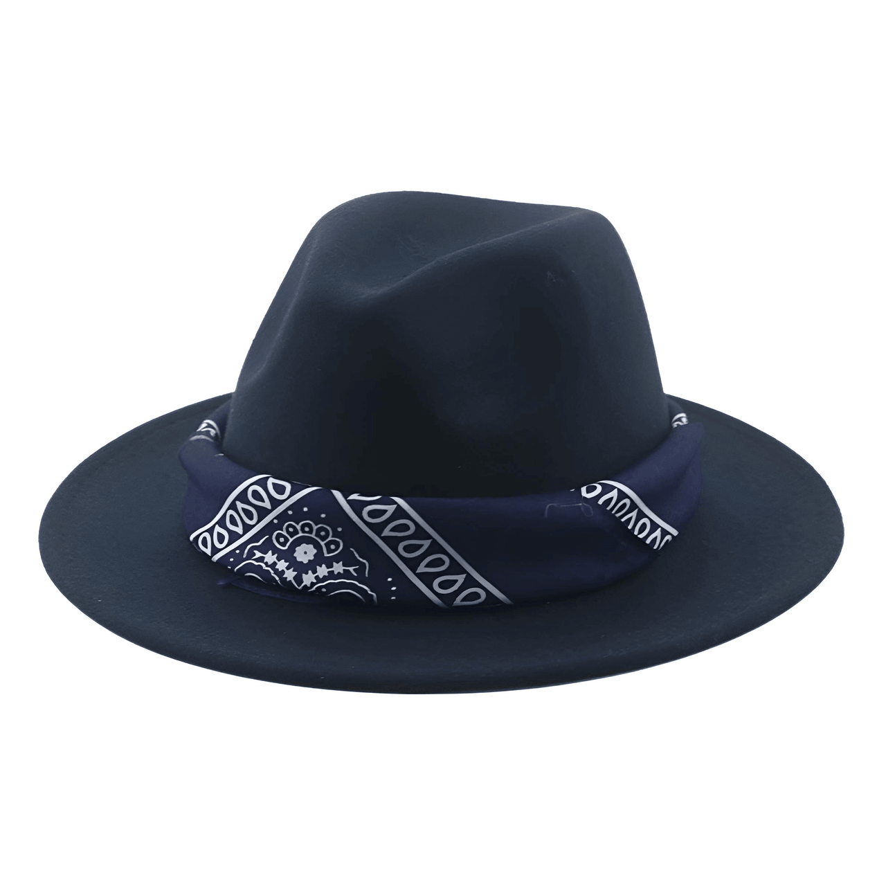 Fedora Hat With Decorative Bandana -, Hats , Drestiny , Army Green, Australia, Beige, Black, Blue, Boys, Brown, Camel, Canada, Dark Blue, Dark Green, Dark Grey, Dark Orange, Deep Pink, Fruit Green, Gender_Men, Gender_Women, Girls, Green, Grey, Hats, Lavender, Light Blue, Light Brown, Light Green, Light Pink, New Zealand, Orange, Peach Pink, Pink, Purple, Red, Sky Blue, United Kingdom, United States, White, Wine Red, Yellow , Drestiny , www.shopdrestiny.com