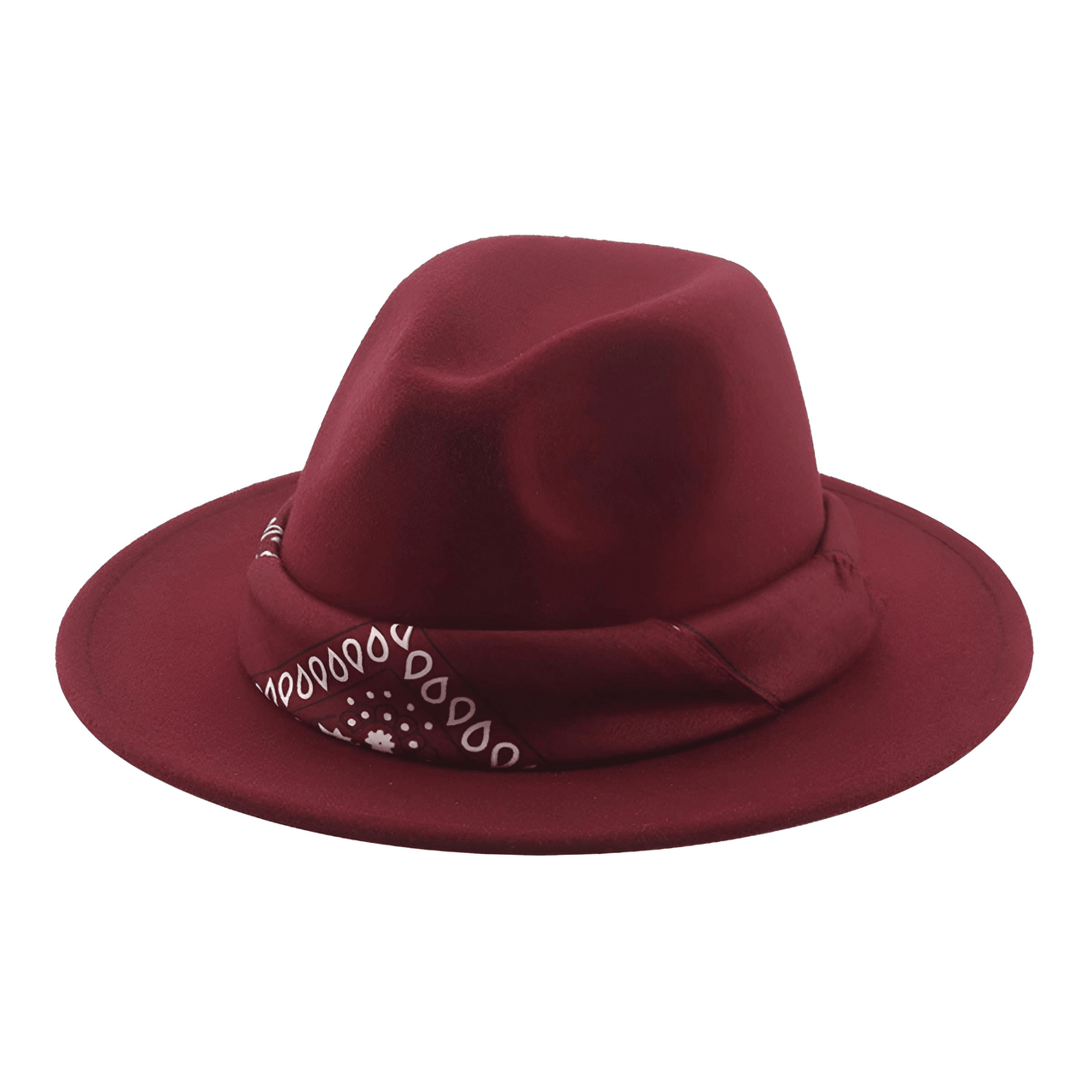 Fedora Hat With Decorative Bandana -, Hats , Drestiny , Army Green, Australia, Beige, Black, Blue, Boys, Brown, Camel, Canada, Dark Blue, Dark Green, Dark Grey, Dark Orange, Deep Pink, Fruit Green, Gender_Men, Gender_Women, Girls, Green, Grey, Hats, Lavender, Light Blue, Light Brown, Light Green, Light Pink, New Zealand, Orange, Peach Pink, Pink, Purple, Red, Sky Blue, United Kingdom, United States, White, Wine Red, Yellow , Drestiny , www.shopdrestiny.com