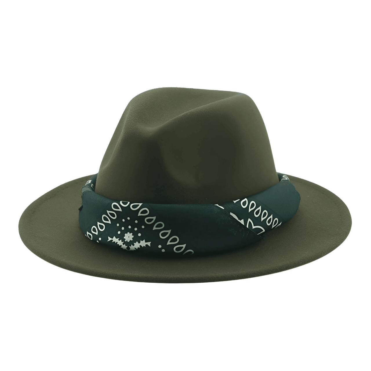 Fedora Hat With Decorative Bandana -, Hats , Drestiny , Army Green, Australia, Beige, Black, Blue, Boys, Brown, Camel, Canada, Dark Blue, Dark Green, Dark Grey, Dark Orange, Deep Pink, Fruit Green, Gender_Men, Gender_Women, Girls, Green, Grey, Hats, Lavender, Light Blue, Light Brown, Light Green, Light Pink, New Zealand, Orange, Peach Pink, Pink, Purple, Red, Sky Blue, United Kingdom, United States, White, Wine Red, Yellow , Drestiny , www.shopdrestiny.com