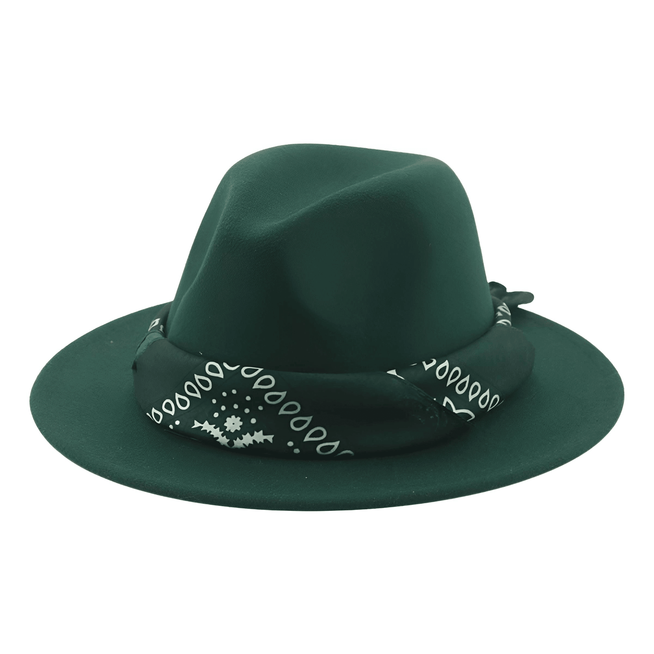 Fedora Hat With Decorative Bandana -, Hats , Drestiny , Army Green, Australia, Beige, Black, Blue, Boys, Brown, Camel, Canada, Dark Blue, Dark Green, Dark Grey, Dark Orange, Deep Pink, Fruit Green, Gender_Men, Gender_Women, Girls, Green, Grey, Hats, Lavender, Light Blue, Light Brown, Light Green, Light Pink, New Zealand, Orange, Peach Pink, Pink, Purple, Red, Sky Blue, United Kingdom, United States, White, Wine Red, Yellow , Drestiny , www.shopdrestiny.com