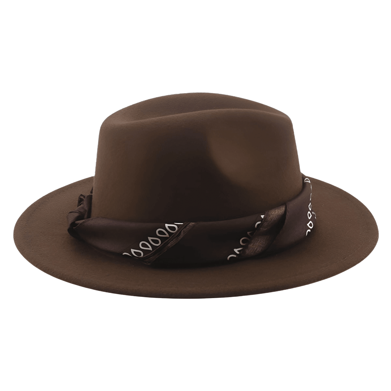 Fedora Hat With Decorative Bandana -, Hats , Drestiny , Army Green, Australia, Beige, Black, Blue, Boys, Brown, Camel, Canada, Dark Blue, Dark Green, Dark Grey, Dark Orange, Deep Pink, Fruit Green, Gender_Men, Gender_Women, Girls, Green, Grey, Hats, Lavender, Light Blue, Light Brown, Light Green, Light Pink, New Zealand, Orange, Peach Pink, Pink, Purple, Red, Sky Blue, United Kingdom, United States, White, Wine Red, Yellow , Drestiny , www.shopdrestiny.com