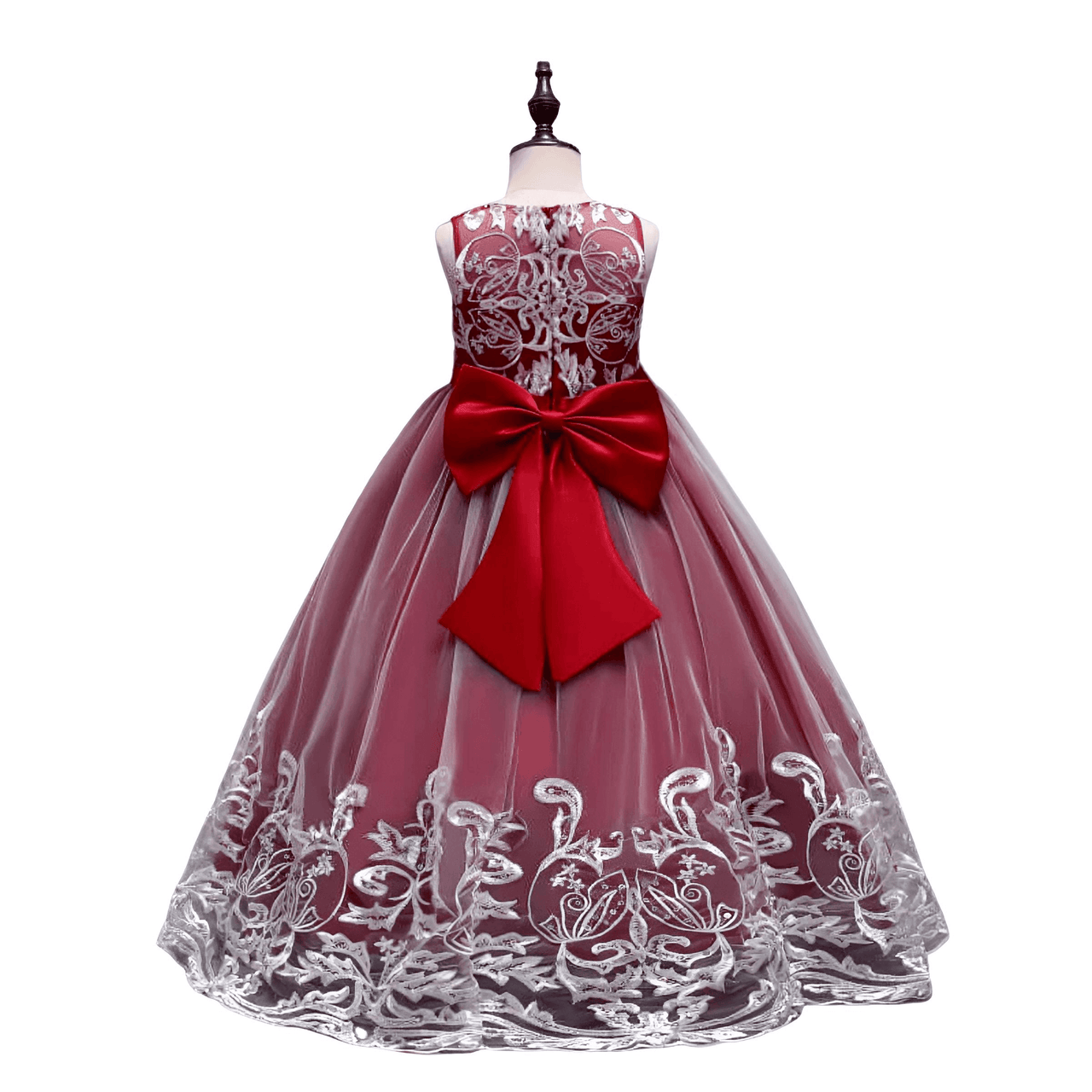 Formal Occasion Dress For Girls - With FREE Tiara, Gloves & Petticoat! -, Dress , Drestiny , 10T, 11T, 12T, 3T, 4T, 5T, 6T, 7T, 8T, 9T, Australia, Canada, Champagne, Dark Blue, Dark Green, Dark Red, Deep Pink, Dresses, Flower Girl Dresses, FR, Girls, Ivory, Light Blue, New Zealand, Pink, Purple, Sleeveless, TD, United Kingdom, United States , Drestiny , www.shopdrestiny.com