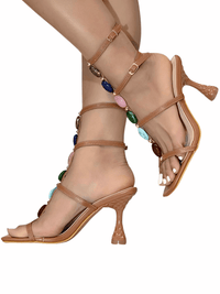 Thumbnail for Gem Strap Gladiator Sandals High Heel Women's Summer Party Dress Shoes -, Shoes , Drestiny , Australia,Black,Brown,Gold,Green,Heels,High Heels,New Zealand,Pink,Sandals,Silver,United Kingdom,United States , Drestiny , www.shopdrestiny.com