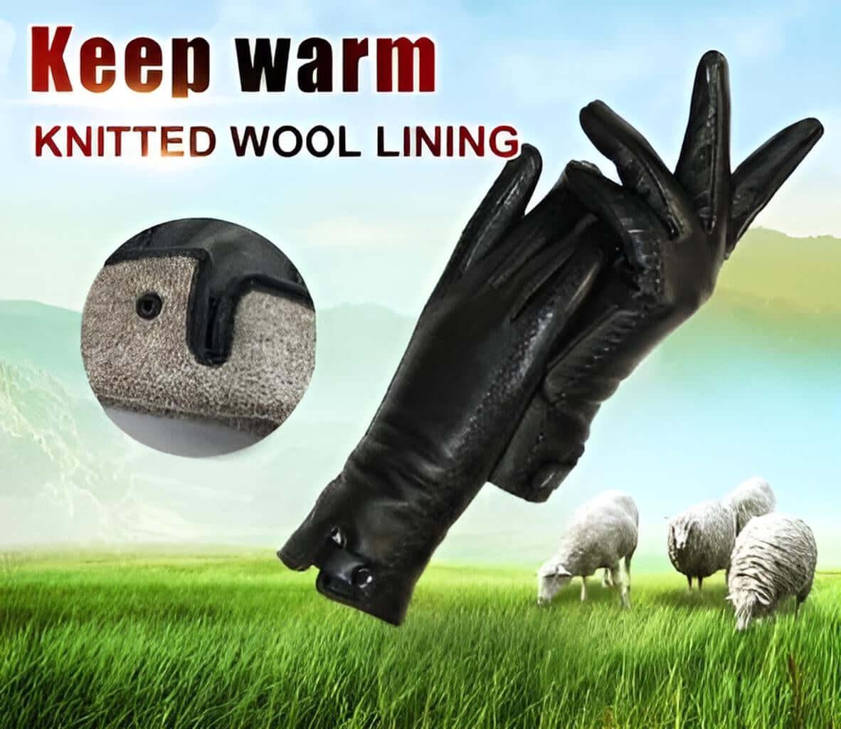 Genuine Leather Winter Gloves - Standard Or Touch Screen Options Available! -, Gloves , Drestiny , Australia, Black, Canada, FR, Gender_Women, Gloves, New Zealand, United Kingdom, United States , Drestiny , www.shopdrestiny.com