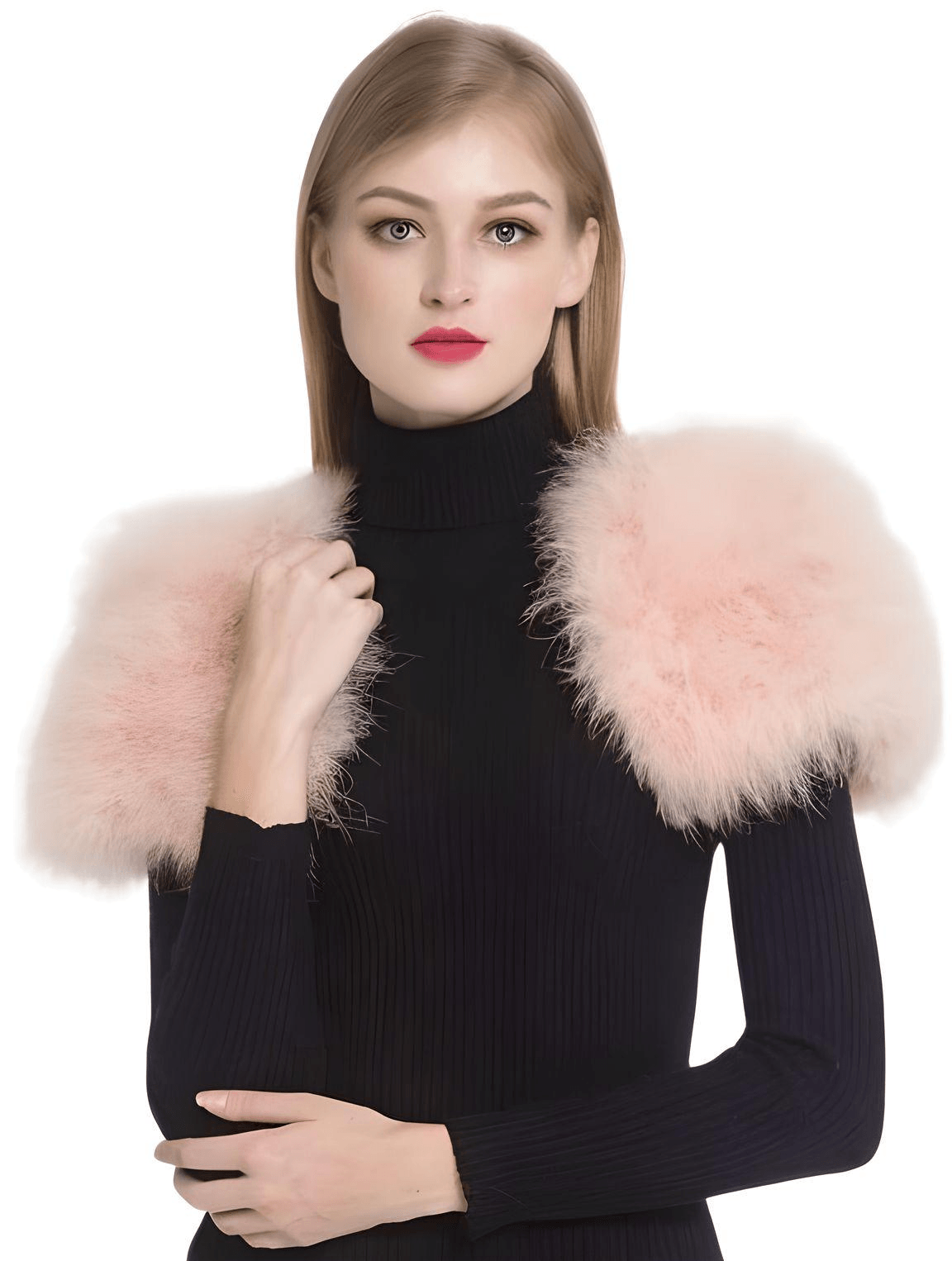 Genuine Ostrich Feather Fur Shawl Shrugs For Women -, Shrug , Drestiny , Australia, biege, Black, Canada, Deep Pink, FR, Grey, Light Blue, Navy, New Zealand, pale pink, Scarves, Shawls, Shrugs, United Kingdom, United States, White, Wine Red , Drestiny , www.shopdrestiny.com