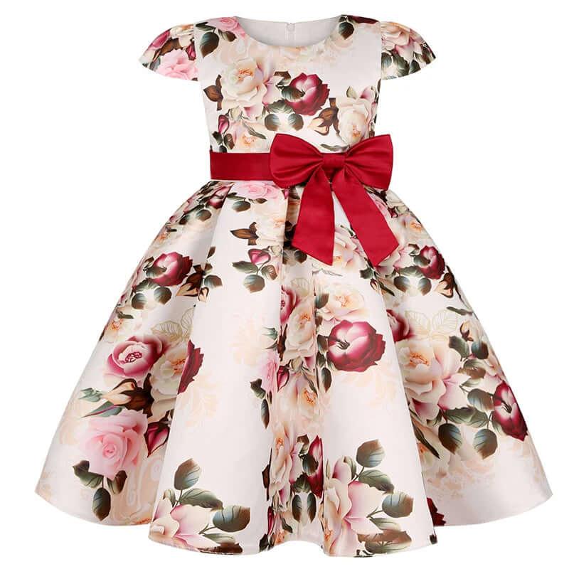 Summer Collection of Kids Flower Dresses for Girls - 16 Styles 2T-10T -, Dresses , Drestiny , 10T, 2T, 3T, 4T, 5T, 6T, 7T, 8T, 9T, Australia, Beige, Black, Blue, Canada, Dark Pink, Deep Pink, Dresses, Girls, Green, Navy, New Zealand, Peach, Pink, Purple, Red, Short Sleeves, Sleeveless, TD, United Kingdom, United States, White, Wine Red, Yellow , Drestiny , www.shopdrestiny.com