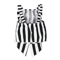 Thumbnail for Girl's Stripe Camisole Bow Top + White Hole Denim Like Pants Kids 2 Piece Outfits -, Baby & Toddler Outfits , Drestiny , 12M, 2T, 3T, 4T, 5T, 6T, 7T, Australia, Black, Camisoles, Canada, Casual Pants, Casual Shirts, Crop Tops, Girls, Jeans, Light Purple, New Zealand, Pant Sets, Pink, Purple, Sets, TD, United Kingdom, United States, White , Drestiny , www.shopdrestiny.com