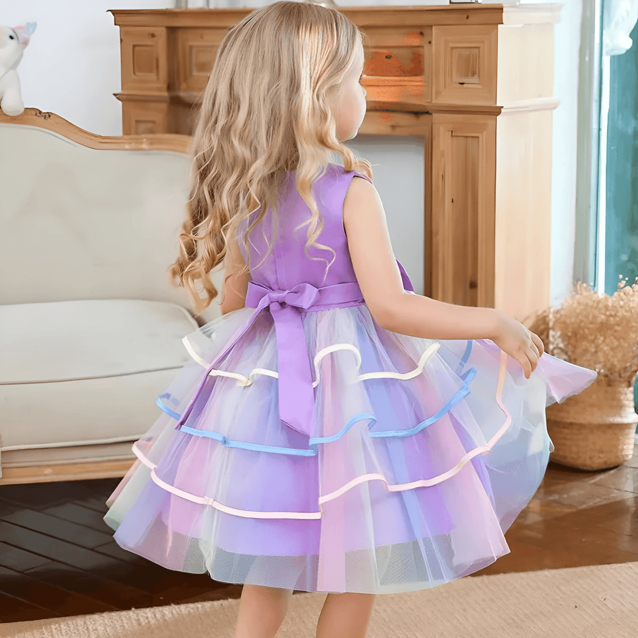 Girls Formal Princess Dress - Perfect for Birthdays! -, Dresses , Drestiny , 10T, 4T, 5T, 6T, 7T, 8T, 9T, Australia, Girls, Knee Length Dresses, New Zealand, Pink, Purple, TD, United Kingdom, United States , Drestiny , www.shopdrestiny.com