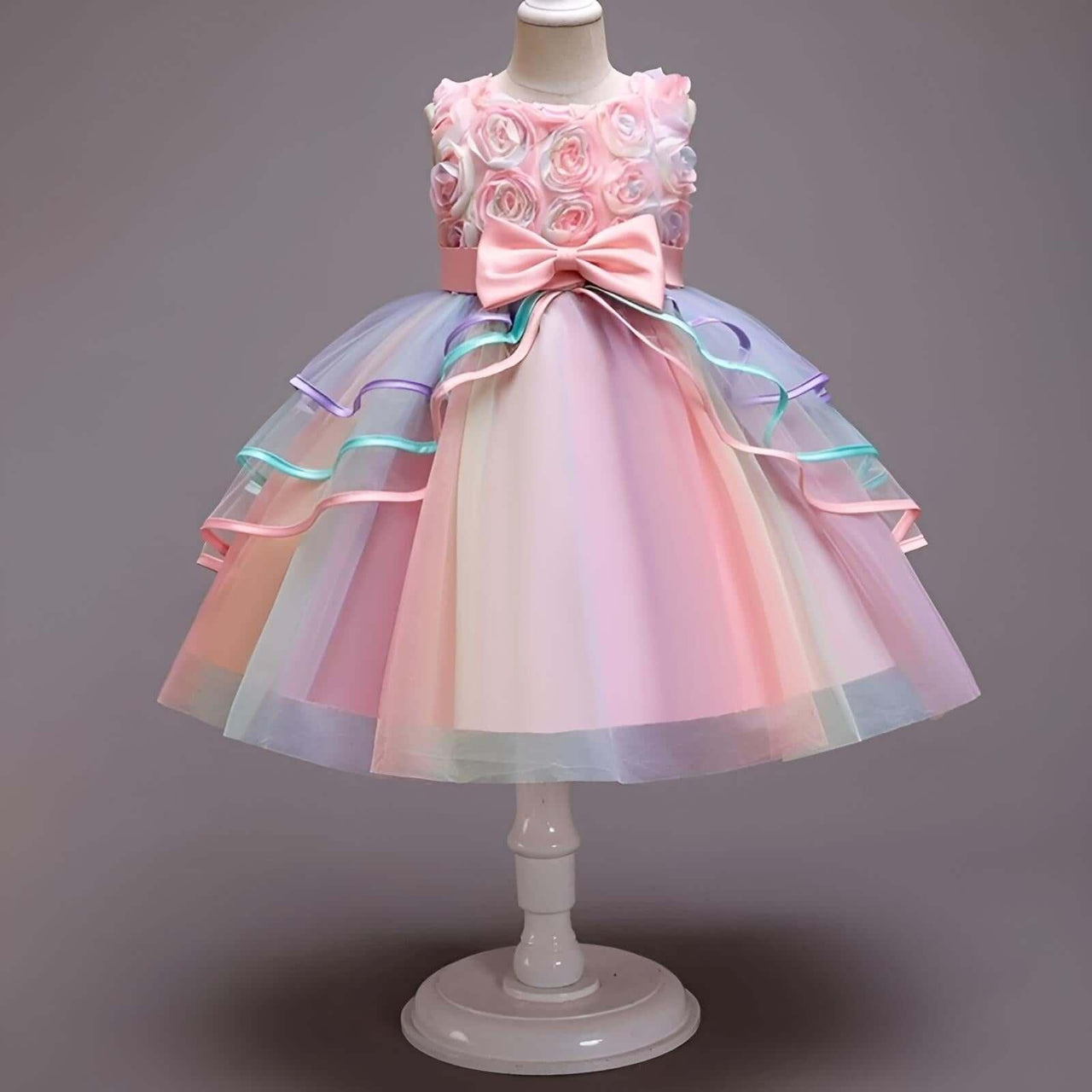 Girls Formal Princess Dress - Perfect for Birthdays! -, Dresses , Drestiny , 10T, 4T, 5T, 6T, 7T, 8T, 9T, Australia, Girls, Knee Length Dresses, New Zealand, Pink, Purple, TD, United Kingdom, United States , Drestiny , www.shopdrestiny.com