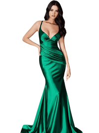 Thumbnail for Satin Backless Maxi Dress -, Dress , Drestiny , 10, 12, 14, 16, 2, 4, 6, 8, Australia, Black, Blue, Canada, Dark Red, Gold, Green, Maxi Dresses, New Zealand, Pink, Purple, Red, Silver, Sleeveless, United Kingdom, United States, Yellow , Drestiny , www.shopdrestiny.com