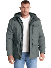 Thumbnail for Winter Coats For Men, Drestiny, S, M, L, XL, 2XL, United States, Australia, New Zealand, United Kingdom, Black, Canada, Navy Blue, Brown, Green, Grey Green, Khaki, shopdrestiny.com