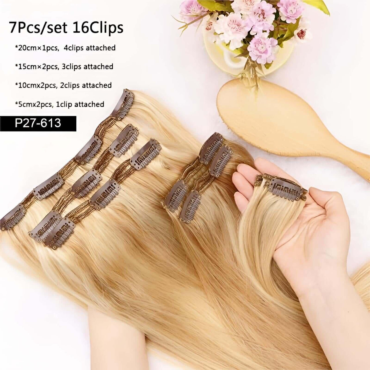 Clip In Real Human Hair Extensions - Free Color Matching! -, Hair Extensions , Drestiny , Australia, Black, Blonde, Brown, Burgundy, Canada, FR, Hair Extensions, New Zealand, Red, United Kingdom, United States , Drestiny , www.shopdrestiny.com