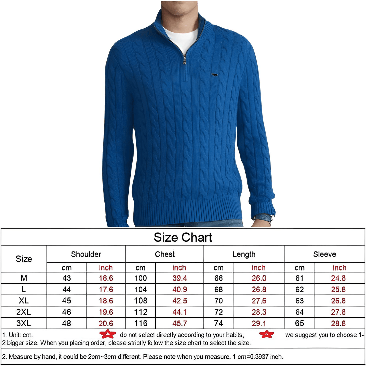 Men's Cable Knit Half Zip Sweater -, Cable Knit Sweater , Drestiny , Australia, Black, Blue, Canada, Dark Blue, FR, Grey, Khaki, L, M, Navy, New Zealand, Pullovers, Sweaters, United Kingdom, United States, XL, XXL, XXXL , Drestiny , www.shopdrestiny.com