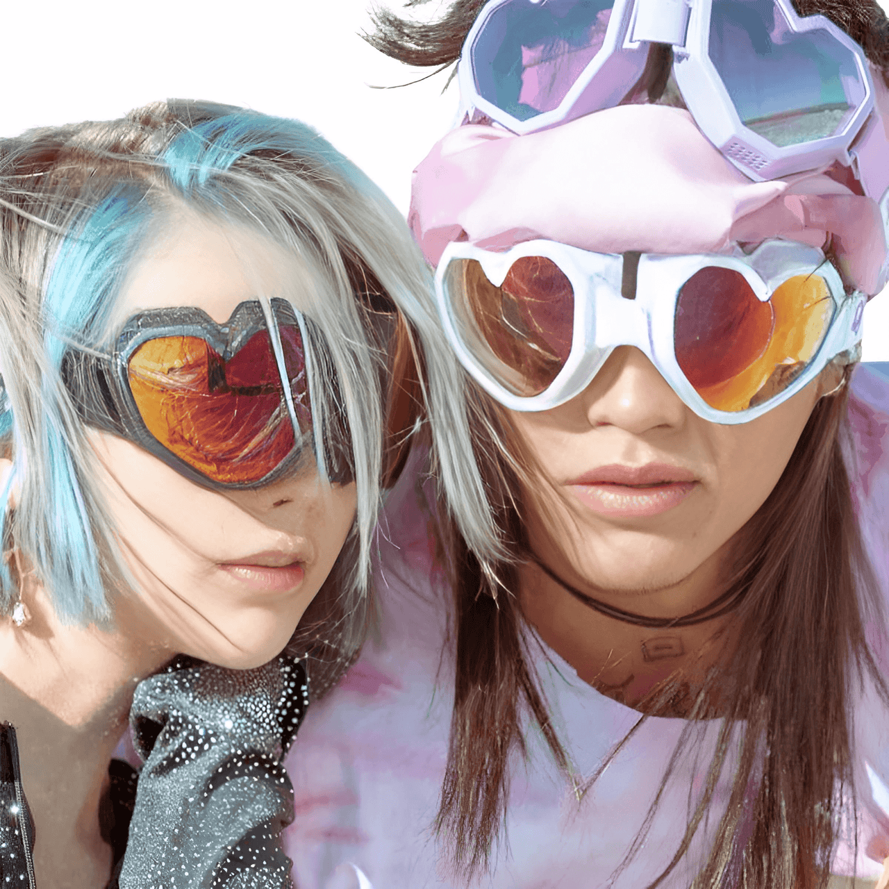 Heart Shaped Goggle Sunglasses -, Sunglasses , Drestiny , Australia, Black, Blue, Canada, Gender_Men, Gender_Women, Goggles, Hot Pink, Pink, Purple, Sunglasses, Tan, United Kingdom, United States, White , Drestiny , www.shopdrestiny.com