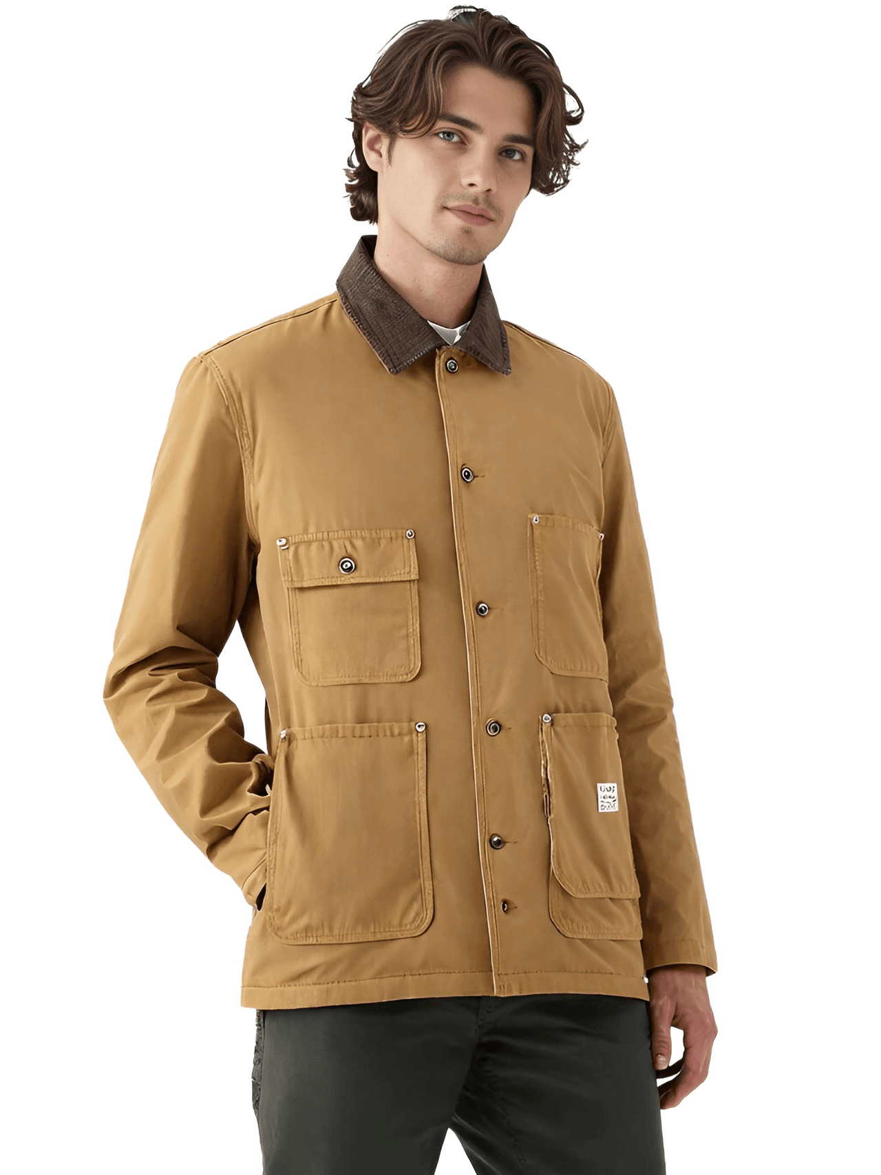 Men's Heavyweight Michigan Chore Coat -, Coats , Drestiny , Australia, Canada, Coats, Jackets, Light Brown, New Zealand, United Kingdom, United States, Yellow , Drestiny , www.shopdrestiny.com