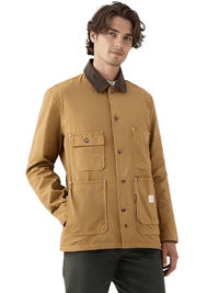 Thumbnail for Men's Heavyweight Michigan Chore Coat -, Coats , Drestiny , Australia, Canada, Coats, Jackets, Light Brown, New Zealand, United Kingdom, United States, Yellow , Drestiny , www.shopdrestiny.com