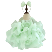 Thumbnail for High-End Girl's Formal Dress, Drestiny, Dresses, Pink, White, Dark Pink, Green, white formal dress, pink formal dress, 6-12M, 18-24M, 3T, 3Y, 4Y, 4T, 5Y, 5T, 6Y, 6T, 7-8Y, 7-8T, 9-10Y, 9-10T, Sleeveless, United States, USA, Canada, Australia, New Zealand, United Kingdom, UK, baby formal dress, girls formal dress, flower girl dresses, pageant dresses, shopdrestiny.com