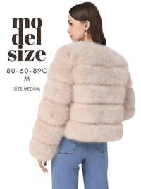 Thumbnail for High Quality Faux Fox Fur Coats For Women - High Winter Fashion! -, Coats , Drestiny , 4XL, Australia, Black, Coats, Dark Camel, Dark Green, Dark Grey, Deep Pink, Khaki, L, Light Blue, M, New Zealand, Olive Green, Pink, Purple, Red, Silver, United Kingdom, United States, White, XL, XXL, XXXL , Drestiny , www.shopdrestiny.com