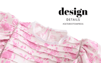 Thumbnail for High Quality Ruffle Pink Crop Top with Cute Pink Mini Skirt -, Skirt Sets , Drestiny , Canada, Casual Shirts, Crop Tops, L, M, New Zealand, Pink, S, Sets, Skirt Sets, Skirts, Sleeveless, United Kingdom, United States, White , Drestiny , www.shopdrestiny.com