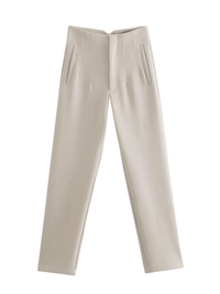 Thumbnail for High Waist Ankle Length Pants for Women With Seam Detail -, Pants , Drestiny , Australia, Beige, Black, Blue, Brown, Casual Pants, Deep Pink, Dress Pants, FR, Green, Khaki, L, M, New Zealand, S, United Kingdom, United States, White, XL, XS , Drestiny , www.shopdrestiny.com