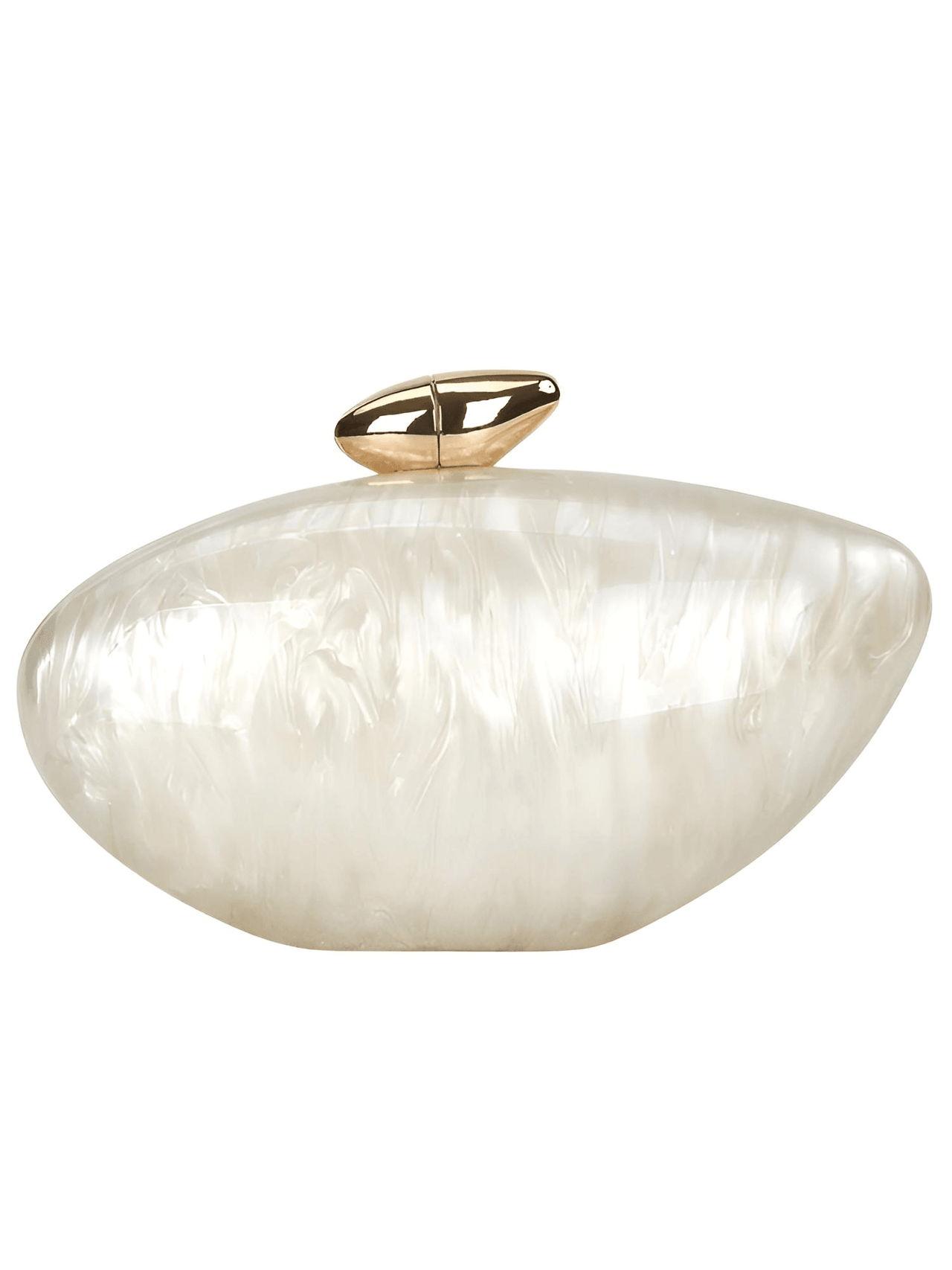 High Fashion Egg Shape Acrylic Clutch Bag For Women -, Clutch , Drestiny , Australia, Brown, Canada, Clutches, Coffee, Deep Pink, Gold, Green, Handbags, Ivory, New Zealand, Off White, United Kingdom, United States , Drestiny , www.shopdrestiny.com