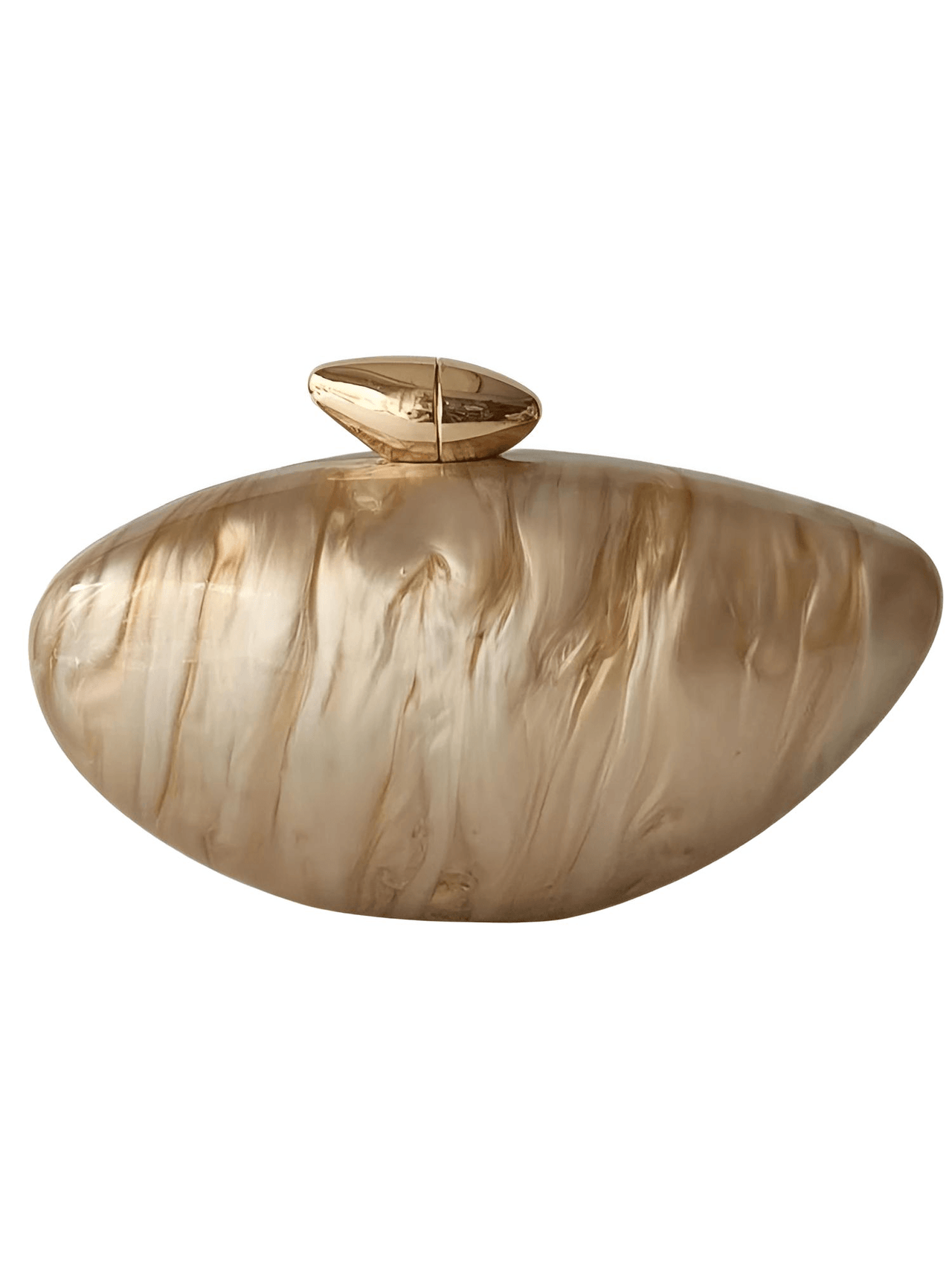 High Fashion Egg Shape Acrylic Clutch Bag For Women -, Clutch , Drestiny , Australia, Brown, Canada, Clutches, Coffee, Deep Pink, Gold, Green, Handbags, Ivory, New Zealand, Off White, United Kingdom, United States , Gold, Drestiny , www.shopdrestiny.com