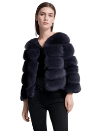 Thumbnail for High Quality Faux Fox Fur Coats For Women - High Winter Fashion! -, Coats , Drestiny , 4XL, Australia, Black, Coats, Dark Camel, Dark Green, Dark Grey, Deep Pink, Khaki, L, Light Blue, M, New Zealand, Olive Green, Pink, Purple, Red, Silver, United Kingdom, United States, White, XL, XXL, XXXL , Drestiny , www.shopdrestiny.com