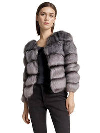 Thumbnail for High Quality Faux Fox Fur Coats For Women - High Winter Fashion! -, Coats , Drestiny , 4XL, Australia, Black, Coats, Dark Camel, Dark Green, Dark Grey, Deep Pink, Khaki, L, Light Blue, M, New Zealand, Olive Green, Pink, Purple, Red, Silver, United Kingdom, United States, White, XL, XXL, XXXL , Drestiny , www.shopdrestiny.com