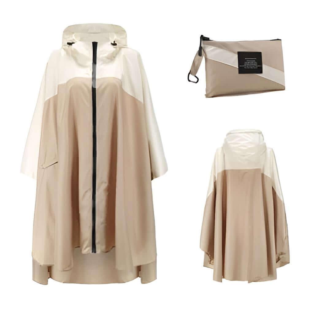 Women's Hooded Raincoat Waterproof Poncho -, Coats & Jackets , Drestiny , Australia, Beige, Black, Blue, Dark Blue, FR, Green, Light Brown, Navy, New Zealand, Off White, Pale Green, Pink, Ponchos, Raincoats, Red, Tan, United Kingdom, United States, White, Yellow , Drestiny , www.shopdrestiny.com