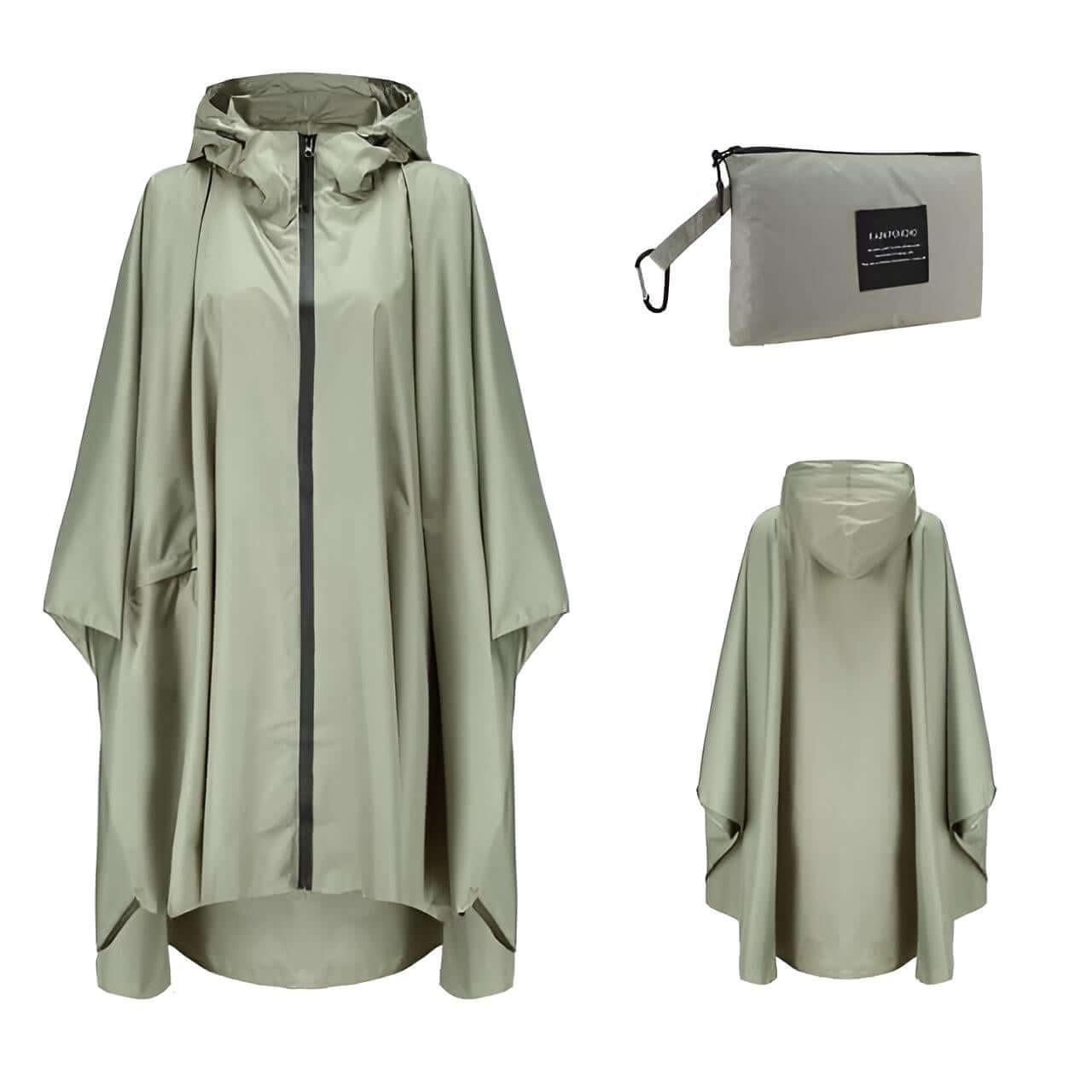 Women's Hooded Raincoat Waterproof Poncho -, Coats & Jackets , Drestiny , Australia, Beige, Black, Blue, Dark Blue, FR, Green, Light Brown, Navy, New Zealand, Off White, Pale Green, Pink, Ponchos, Raincoats, Red, Tan, United Kingdom, United States, White, Yellow , Drestiny , www.shopdrestiny.com