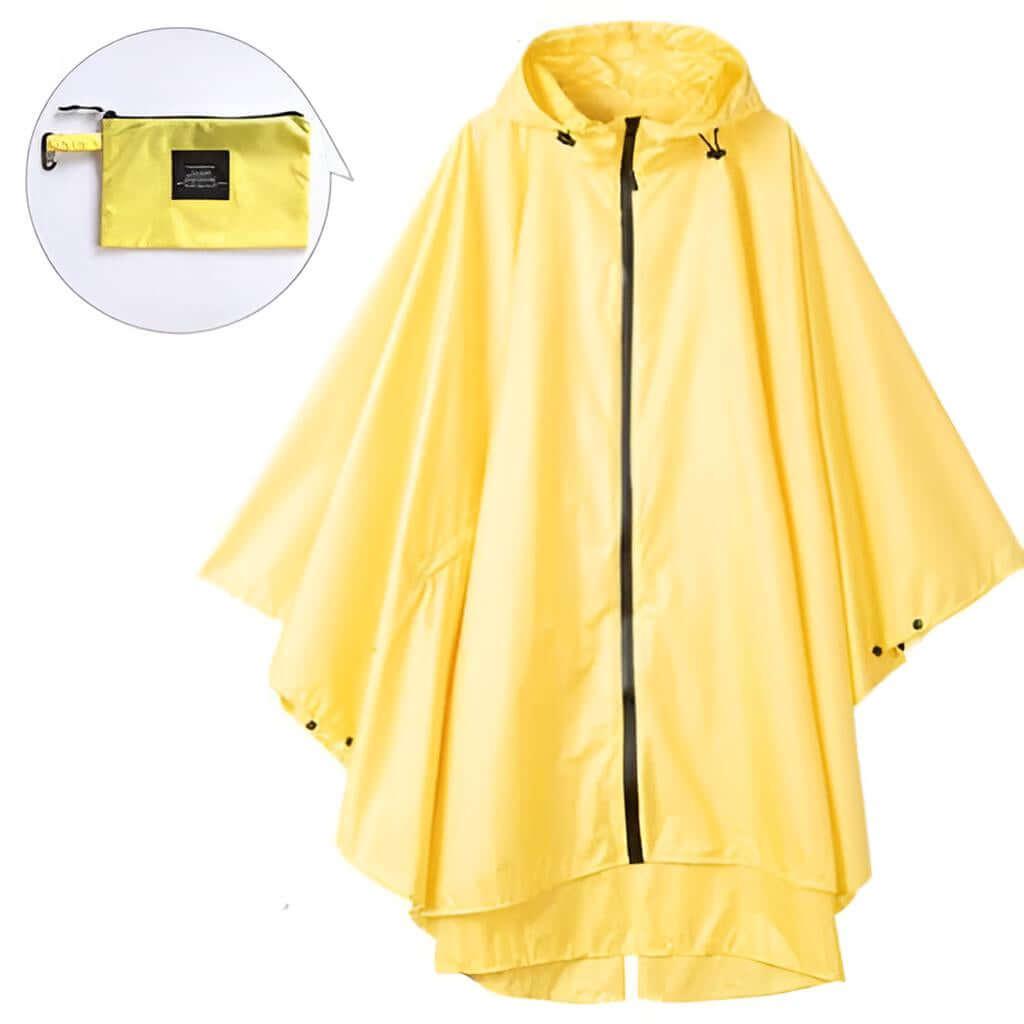 Women's Hooded Raincoat Waterproof Poncho -, Coats & Jackets , Drestiny , Australia, Beige, Black, Blue, Dark Blue, FR, Green, Light Brown, Navy, New Zealand, Off White, Pale Green, Pink, Ponchos, Raincoats, Red, Tan, United Kingdom, United States, White, Yellow , Drestiny , www.shopdrestiny.com