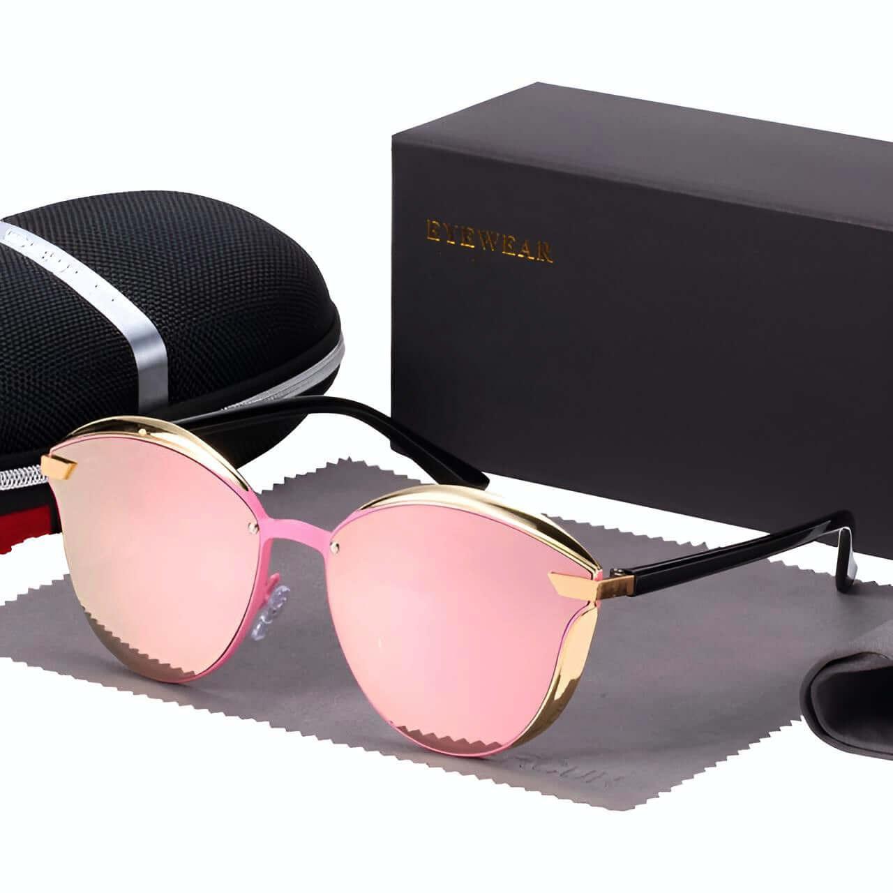 Women's Round Fashion Polarized Sunglasses -, Sunglasses , Drestiny , Australia, Black, Blue, Brown, Canada, Gender_Women, Gold, Grey, New Zealand, Pink, Purple, Silver, Sunglasses, United Kingdom, United States , Drestiny , www.shopdrestiny.com