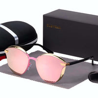 Thumbnail for Women's Round Fashion Polarized Sunglasses -, Sunglasses , Drestiny , Australia, Black, Blue, Brown, Canada, Gender_Women, Gold, Grey, New Zealand, Pink, Purple, Silver, Sunglasses, United Kingdom, United States , Drestiny , www.shopdrestiny.com