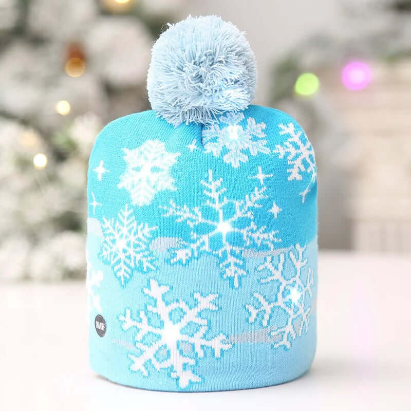 LED Winter Hats for Kids -, Hats , Drestiny , Australia, Black, Blue, Boys, Canada, Dark Red, Girls, Green, Hats, Light Blue, Navy, New Zealand, Red, Sky Blue, TD, United Kingdom, United States, White , Drestiny , www.shopdrestiny.com