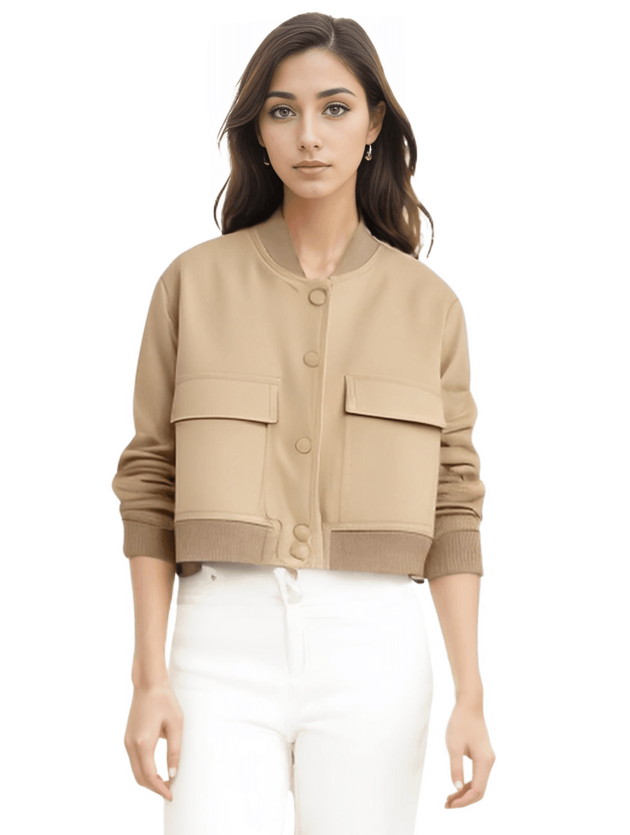 Large Pocket Bomber Jacket Women's - In 9 Colors! -, Bomber Jacket , Drestiny , Australia, Black, Blue, Bomber Jackets, Dark Blue, Dark Olive Green, Green, Grey, Jackets, Khaki, L, M, New Zealand, Off White, Olive Green, Pink, S, United Kingdom, United States , Drestiny , www.shopdrestiny.com