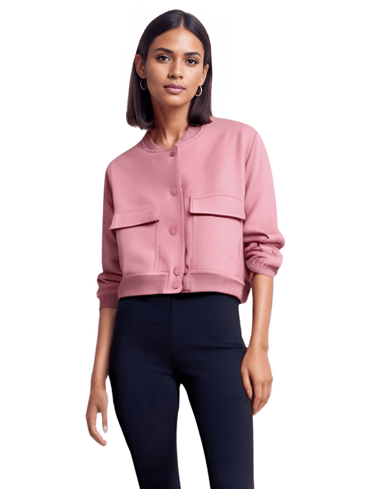 Large Pocket Bomber Jacket Women's - In 9 Colors! -, Bomber Jacket , Drestiny , Australia, Black, Blue, Bomber Jackets, Dark Blue, Dark Olive Green, Green, Grey, Jackets, Khaki, L, M, New Zealand, Off White, Olive Green, Pink, S, United Kingdom, United States , Drestiny , www.shopdrestiny.com