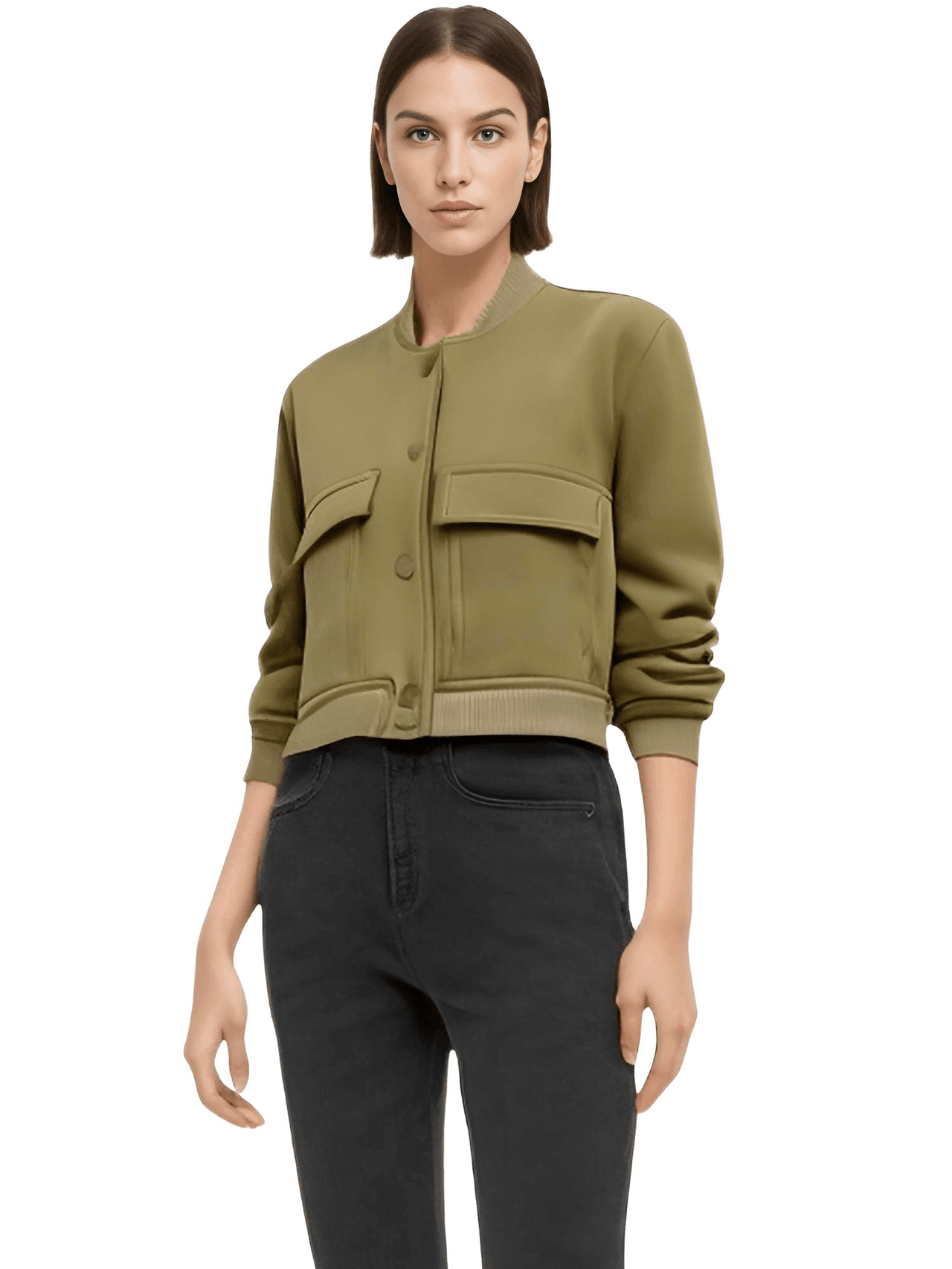 Large Pocket Bomber Jacket Women's - In 9 Colors! -, Bomber Jacket , Drestiny , Australia, Black, Blue, Bomber Jackets, Dark Blue, Dark Olive Green, Green, Grey, Jackets, Khaki, L, M, New Zealand, Off White, Olive Green, Pink, S, United Kingdom, United States , Drestiny , www.shopdrestiny.com