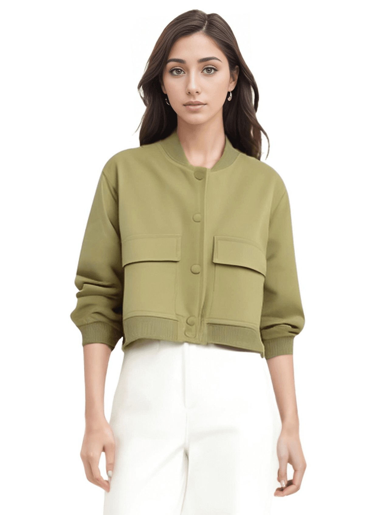 Large Pocket Bomber Jacket Women's - In 9 Colors! -, Bomber Jacket , Drestiny , Australia, Black, Blue, Bomber Jackets, Dark Blue, Dark Olive Green, Green, Grey, Jackets, Khaki, L, M, New Zealand, Off White, Olive Green, Pink, S, United Kingdom, United States , Drestiny , www.shopdrestiny.com