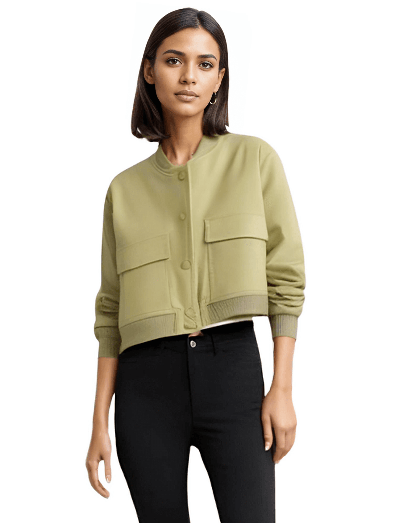 Large Pocket Bomber Jacket Women's - In 9 Colors! -, Bomber Jacket , Drestiny , Australia, Black, Blue, Bomber Jackets, Dark Blue, Dark Olive Green, Green, Grey, Jackets, Khaki, L, M, New Zealand, Off White, Olive Green, Pink, S, United Kingdom, United States , Drestiny , www.shopdrestiny.com