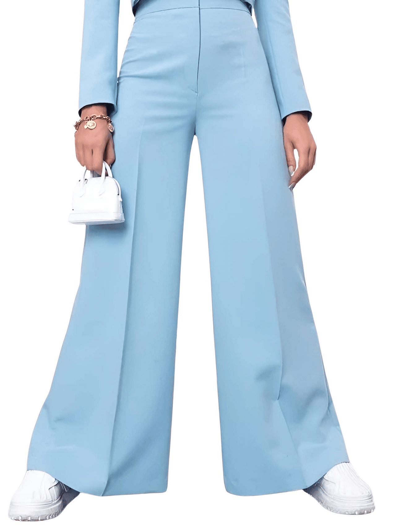 Cropped Blazer and Wide Leg Pants High Waisted 2-Piece Sets For Women -, Pant Sets , Drestiny , Australia, Blazers, Casual Pants, Casual Shirts, Crop Tops, Deep Pink, Dress Pants, Dress Shirts, Green, L, Light Blue, Long Sleeves, M, Navy, New Zealand, Pant Sets, Pant Suits, Pink, S, Sets, Teal, United Kingdom, United States, XL, XXL , Drestiny , www.shopdrestiny.com