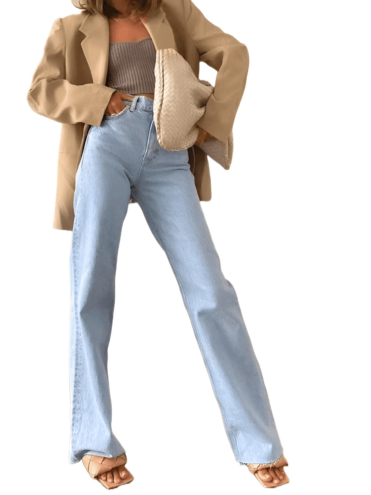 Women's Straight Leg Boyfriend Jeans -, Boyfriend Jeans , Drestiny , Australia, Black, Blue, Casual Pants, Dark Blue, FR, Jeans, L, Light Blue, M, New Zealand, S, United Kingdom, United States, White, XS , Drestiny , www.shopdrestiny.com