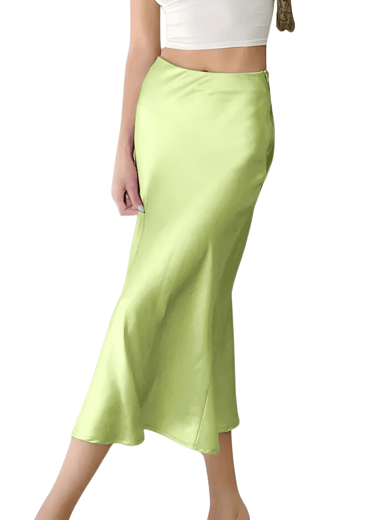 Satin Skirt Women High Waisted & Matching Top -, Outfit Sets , Drestiny , Australia, Black, Brown, Canada, Crop Tops, Deep Pink, Gender_Women, Green, L, Lake Blue, Light Blue, Light Green, M, New Zealand, Orange, Pink, Purple, S, Skirt Sets, Skirts, Sleeveless, Tank Tops, Teal, United Kingdom, United States, Wine Red , Drestiny , www.shopdrestiny.com