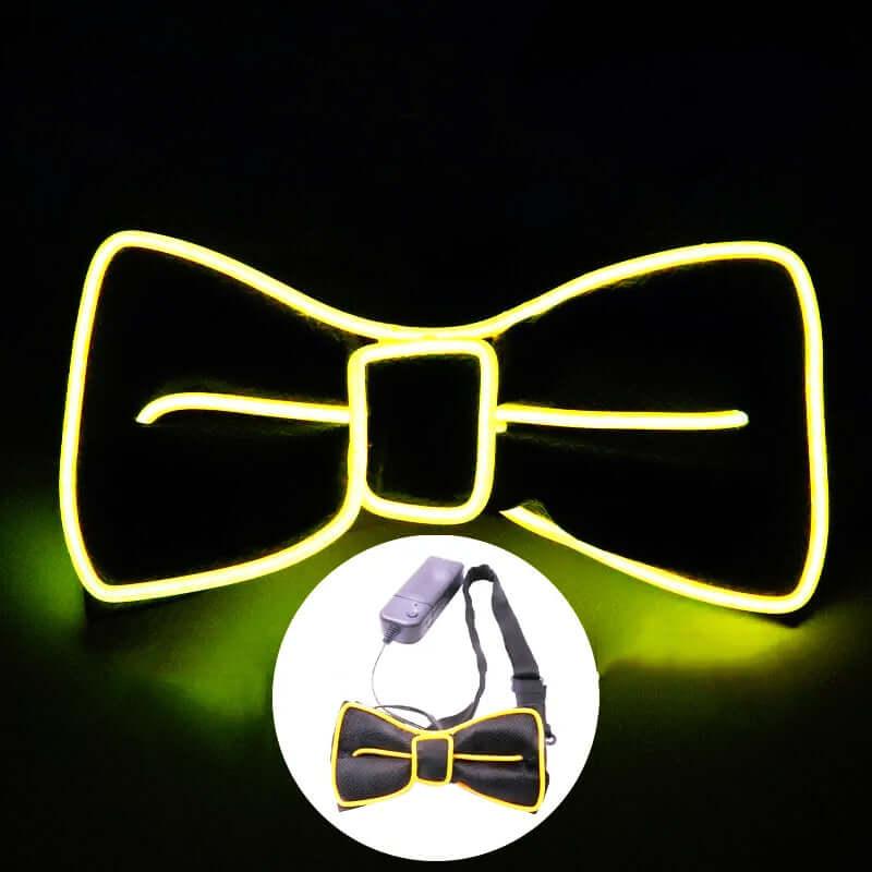 Light Up LED Suspenders & Bow Tie For Men -, Ties , Drestiny , Australia, Blue, Bow Ties, Canada, Fluorescent Green, Gender_Men, Green, New Zealand, Orange, Pink, Purple, Red, Sky Blue, Suspenders, United Kingdom, United States, White, Yellow , Drestiny , www.shopdrestiny.com