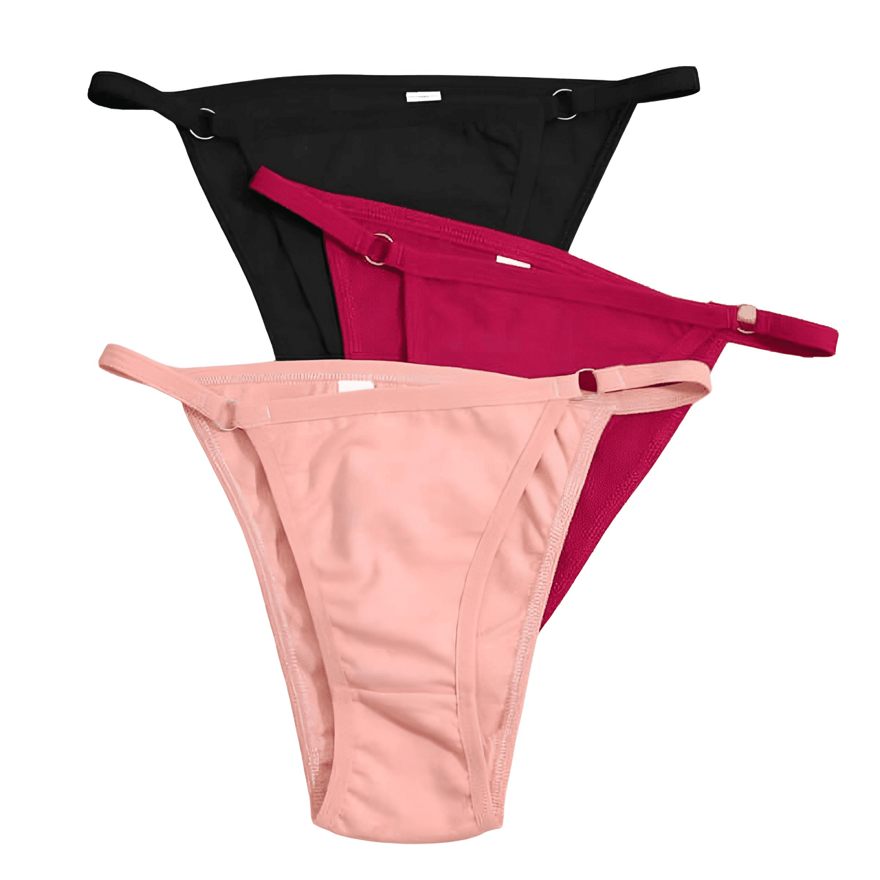 Low Waist Underwear - Women's Cotton 3Pcs/Set -, Underwear , Drestiny , Australia, Black, Canada, Dark Blue, Dark Red, Gender_Women, L, Light Blue, M, New Zealand, Pink, Purple, Sets, Underwear, United Kingdom, United States, White, XL, XXL , Drestiny , www.shopdrestiny.com