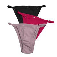 Thumbnail for Low Waist Underwear - Women's Cotton 3Pcs/Set -, Underwear , Drestiny , Australia, Black, Canada, Dark Blue, Dark Red, Gender_Women, L, Light Blue, M, New Zealand, Pink, Purple, Sets, Underwear, United Kingdom, United States, White, XL, XXL , Drestiny , www.shopdrestiny.com