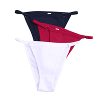 Thumbnail for Low Waist Underwear - Women's Cotton 3Pcs/Set -, Underwear , Drestiny , Australia, Black, Canada, Dark Blue, Dark Red, Gender_Women, L, Light Blue, M, New Zealand, Pink, Purple, Sets, Underwear, United Kingdom, United States, White, XL, XXL , Drestiny , www.shopdrestiny.com