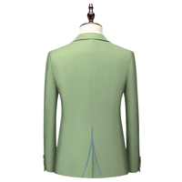 Thumbnail for Luxurious Business Suit 3 Pieces ( Jacket + Vest + Pants ) -, suits , Drestiny , 4XL, 5XL, Australia, Canada, Dress Pants, Green, Jackets, L, Light Green, M, New Zealand, S, Suits, United Kingdom, United States, XL, XXL, XXXL , Drestiny , www.shopdrestiny.com