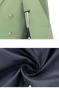 Thumbnail for Luxurious Business Suit 3 Pieces ( Jacket + Vest + Pants ) -, suits , Drestiny , 4XL, 5XL, Australia, Canada, Dress Pants, Green, Jackets, L, Light Green, M, New Zealand, S, Suits, United Kingdom, United States, XL, XXL, XXXL , Drestiny , www.shopdrestiny.com