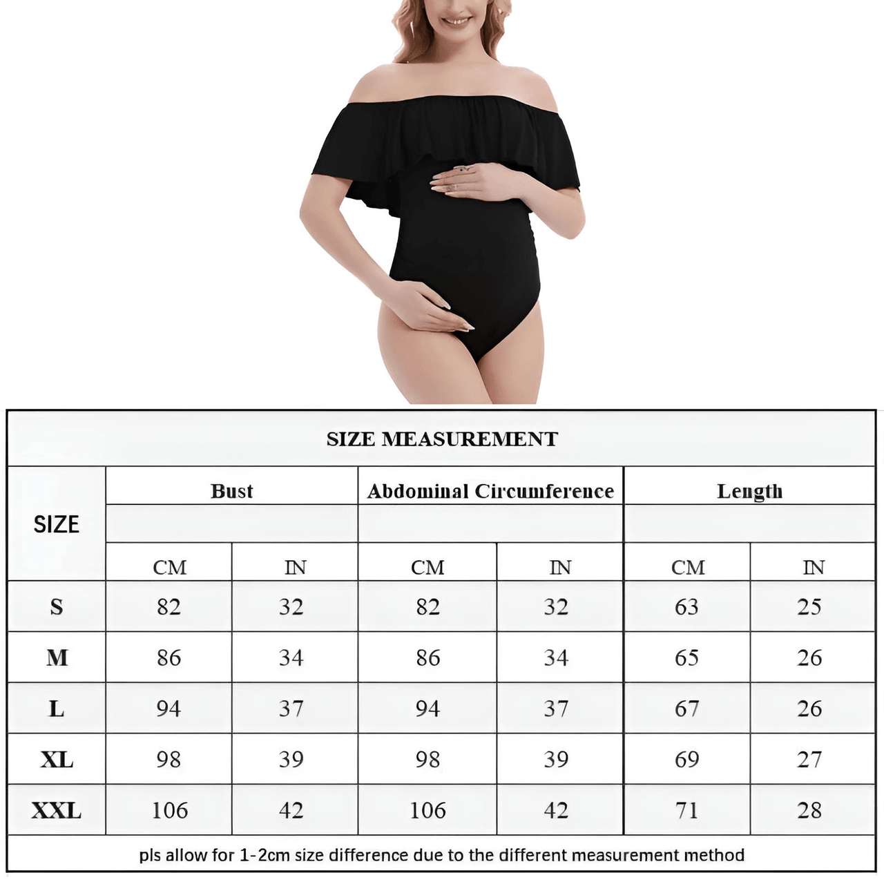 Maternity Bodysuit For Photoshoot -, Bodysuits , Drestiny , Australia, Black, Bodysuits, Casual Shirts, Gender_Women, L, M, Off Shoulder, Photo Shoot Attire, S, United Kingdom, United States, XL , Drestiny , www.shopdrestiny.com